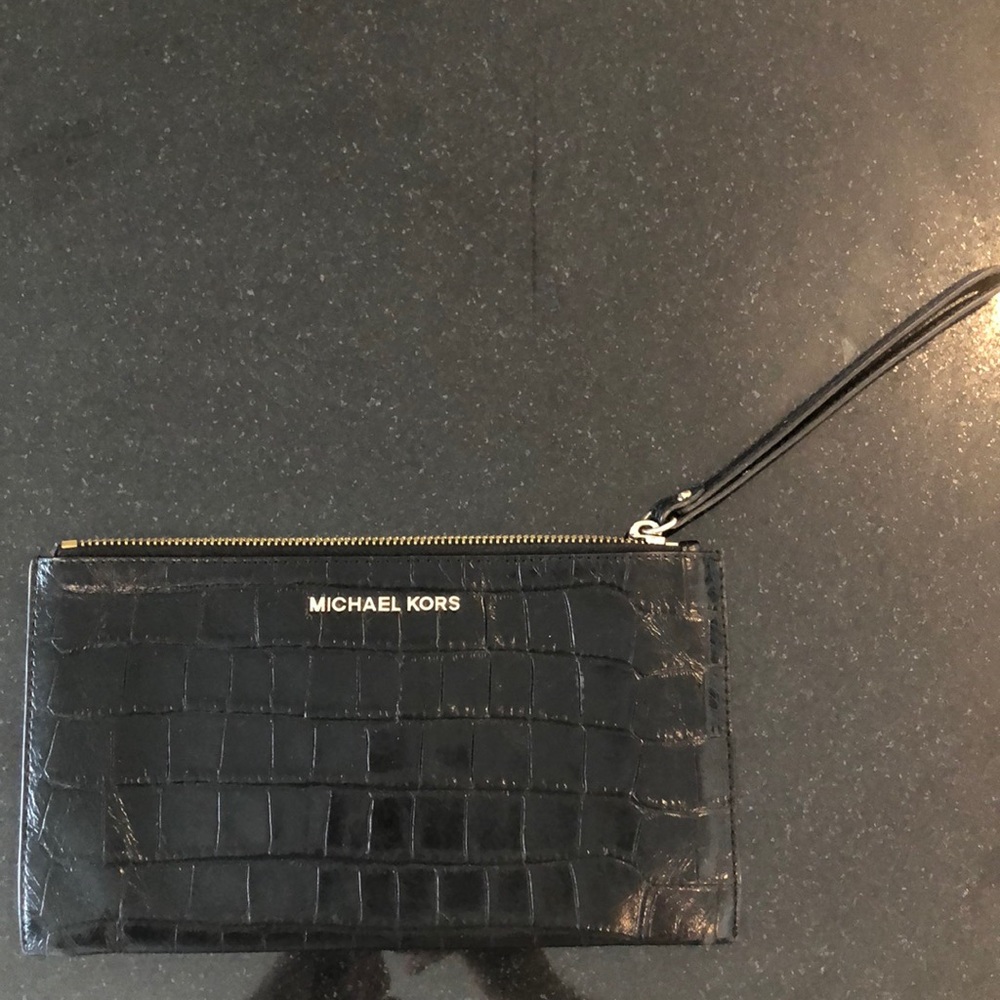 Michael by Michael Kors Black Wristlet